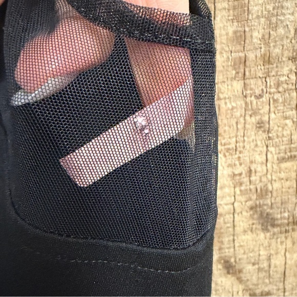 David Koma Wave Neckline Bodysuit Black Sheer Mesh top FWRD Revolve $775 sz 6 - Picture 10 of 11